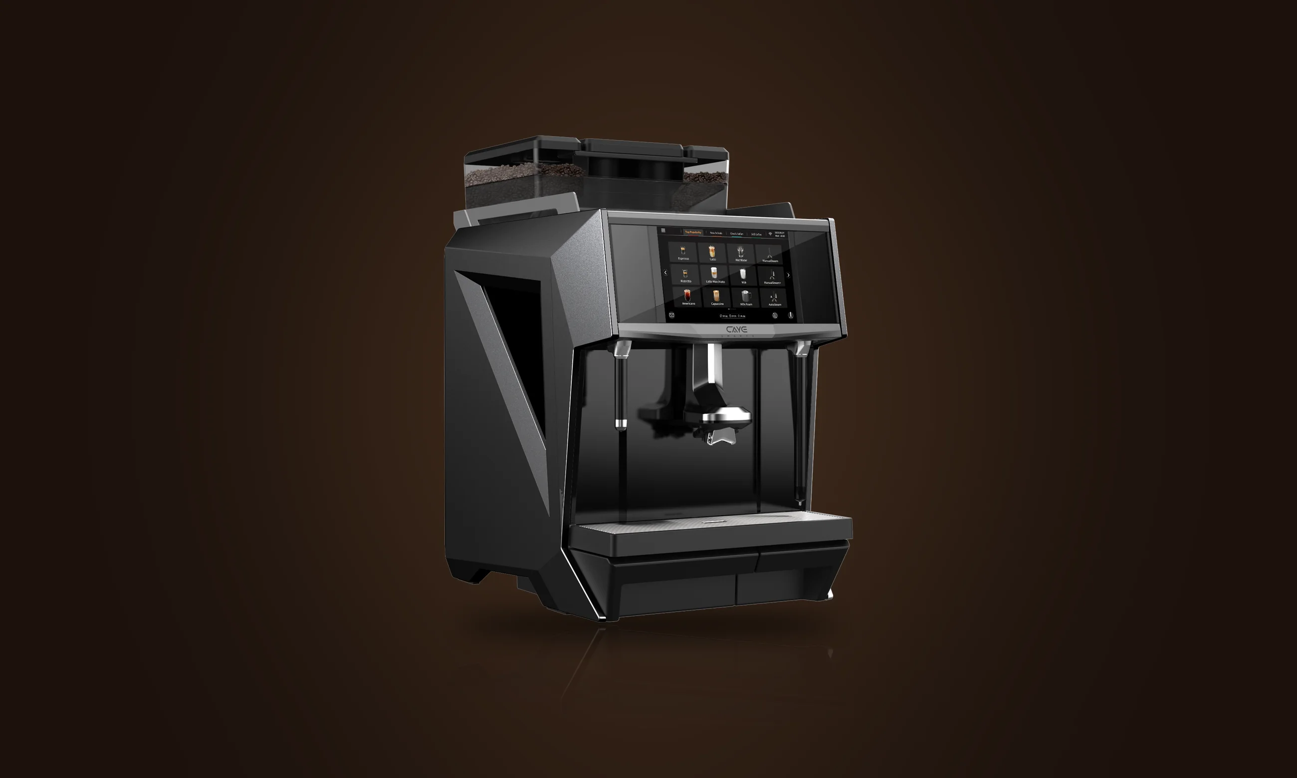 CAYE Smart X in Grau – vollautomatischer Espressokaffeeautomat