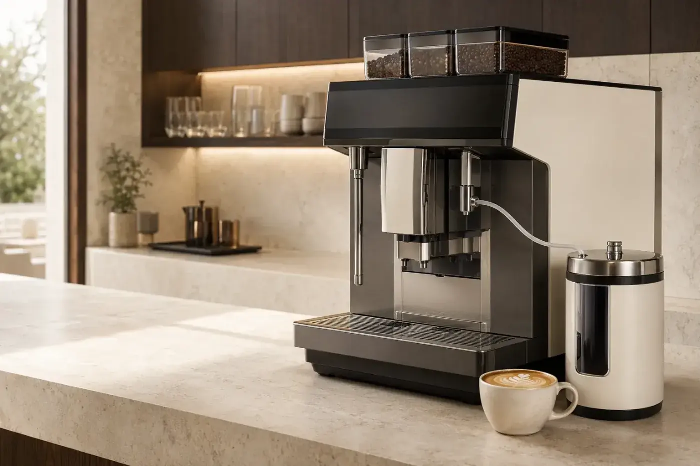 Profesionalni sistem za mlijeko i espresso u ugostiteljskom baru