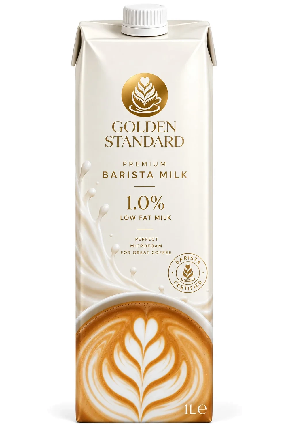 Confezione da 1 l di Golden Standard Low Fat Milk