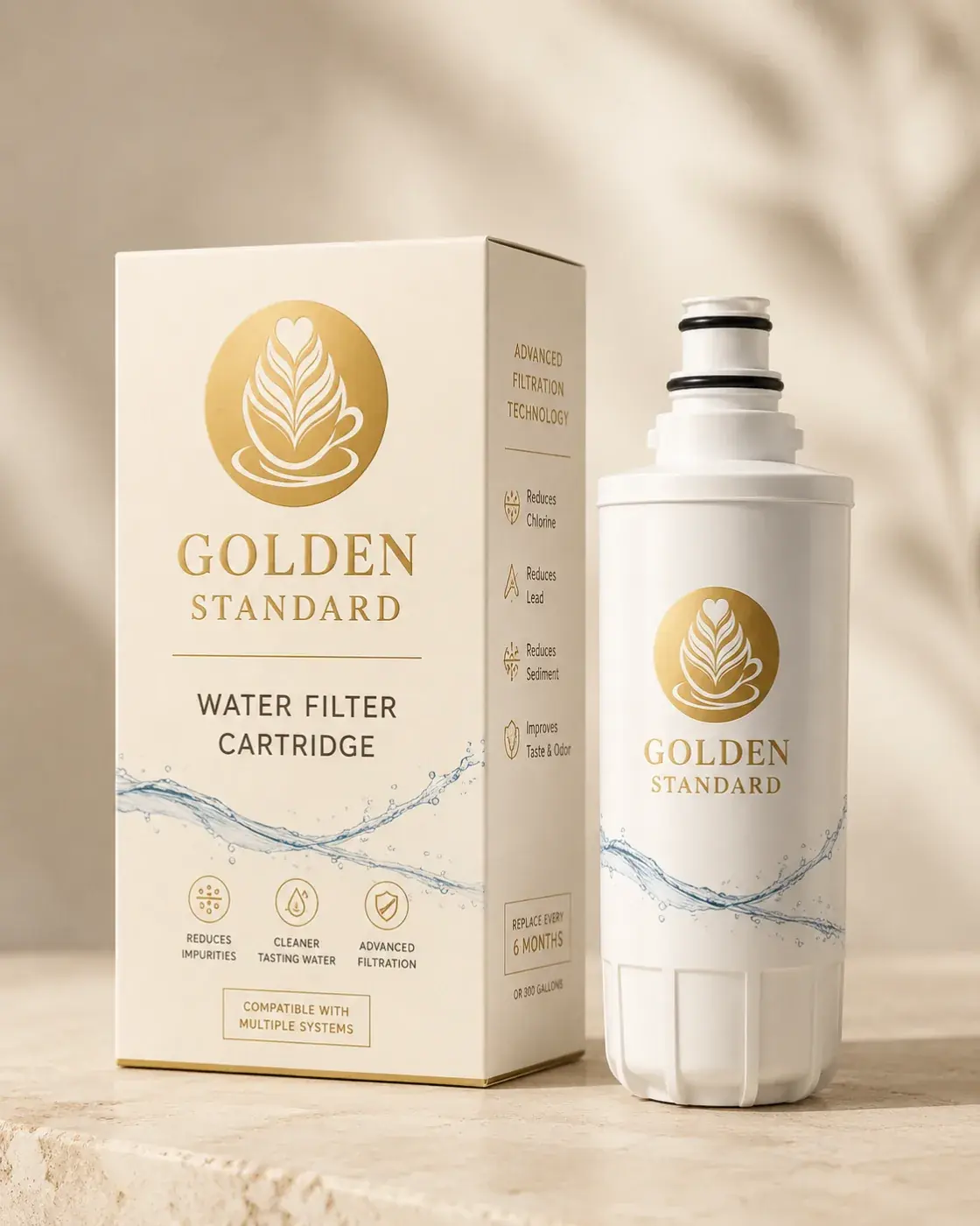Golden Standard Filterkartusche und Wasserfiltersystem